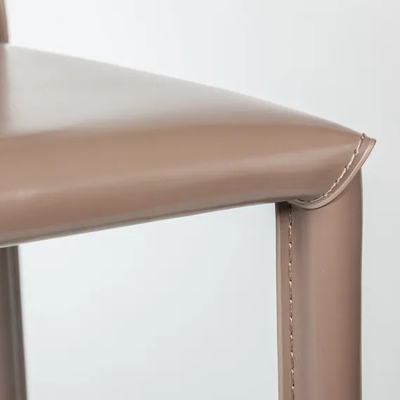 Стул полубарный Austin, кожа капучино