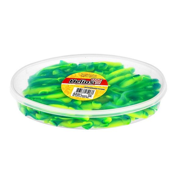 Виброхвост несъедоб. Jap 3,15&#39;/8 см Blue Lime 100шт. (HS-32-040-N) Helios