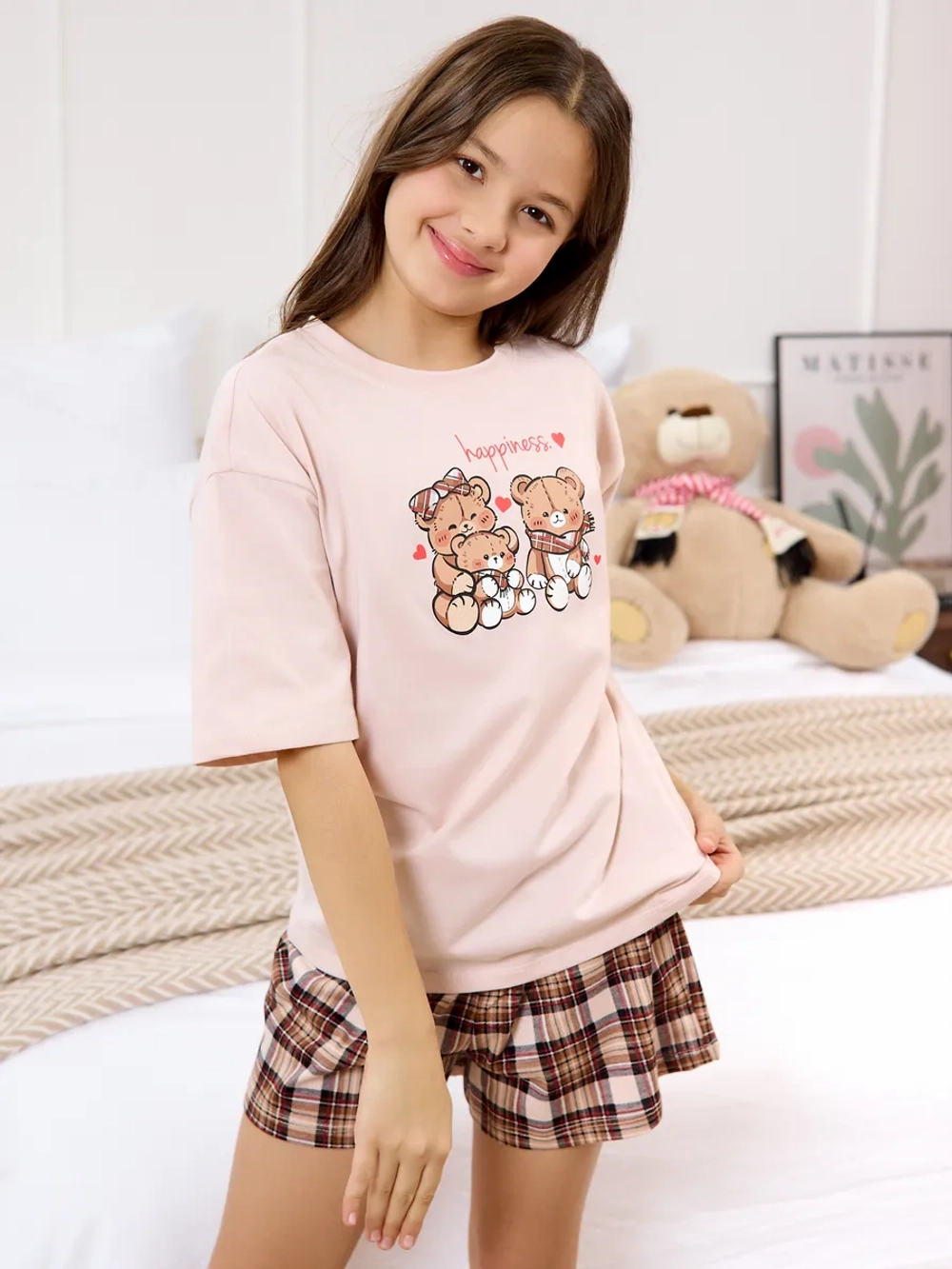 Пижама домашняя с шортами