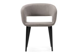 Стул на металлокаркасе Торган катания смок / черный матовый