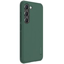 Чехол двухкомпонентный зеленого цвета от Nillkin для Samsung Galaxy S23, серия Super Frosted Shield Pro