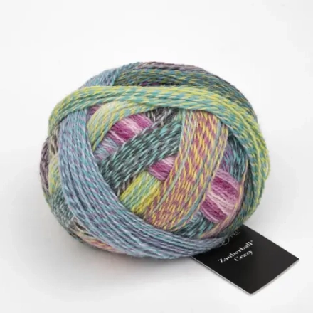 Пряжа Crazy Zauberball (2355/Вечеринка в саду), 420м/100гр