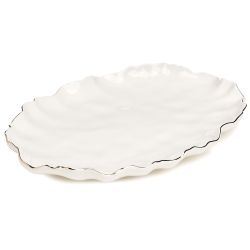 БЛЮДО ОВАЛЬНОЕ LEFARD "CHARM" 30,5*21*3 СМ (С ЗОЛОТОЙ ЛИНИЕЙ)