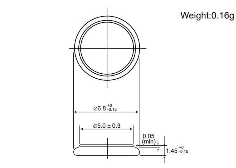 Аккумулятор ML614S Panasonic