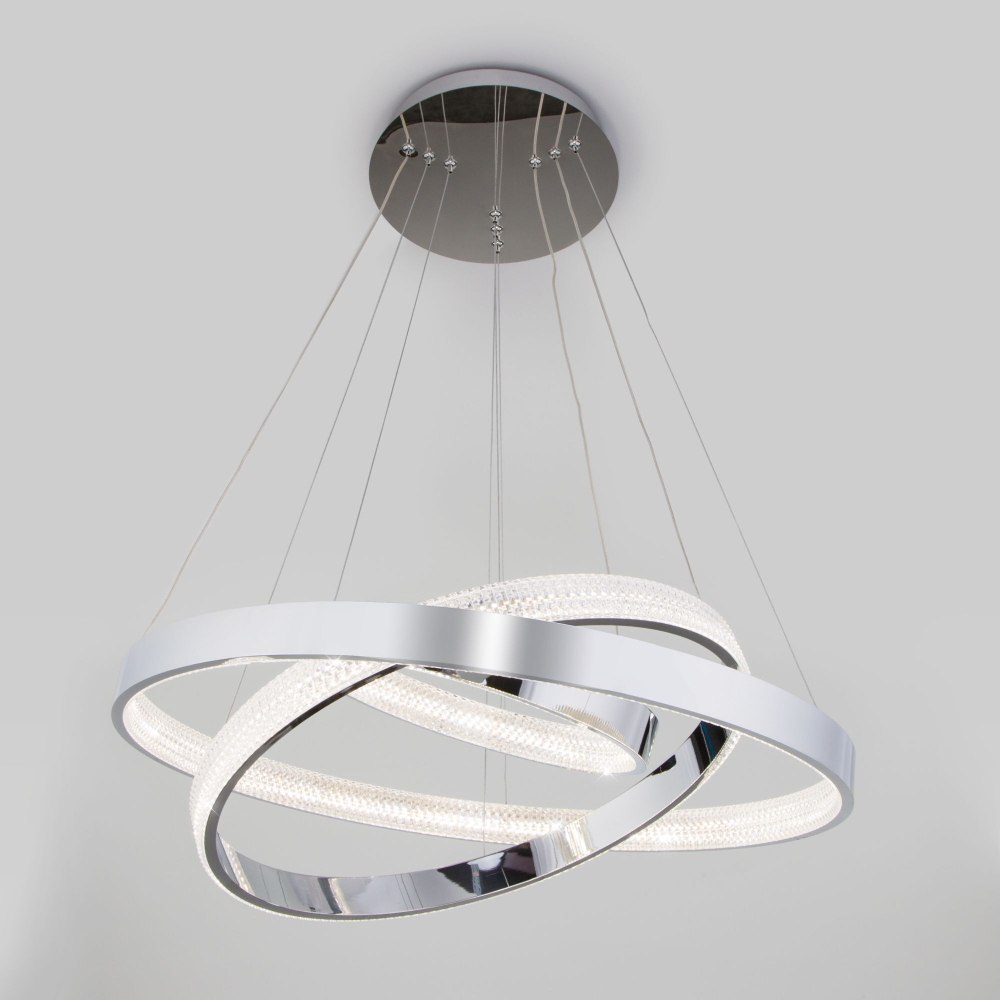 Подвесной светодиодный светильник 90176/3 хром