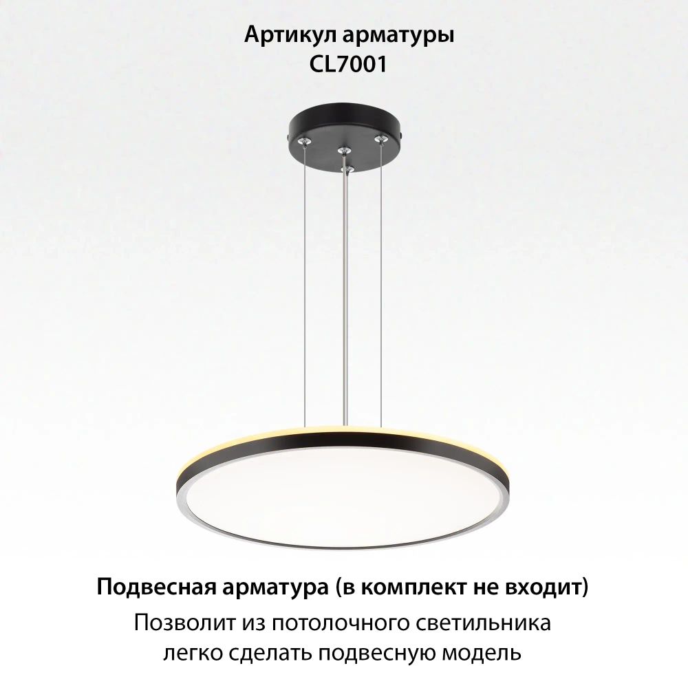 Citilux NORMA CL749401 LED RGB Светильник с пультом Чёрный