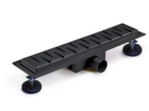 Душевой трап с сухим затвором- 500 мм черный TIM