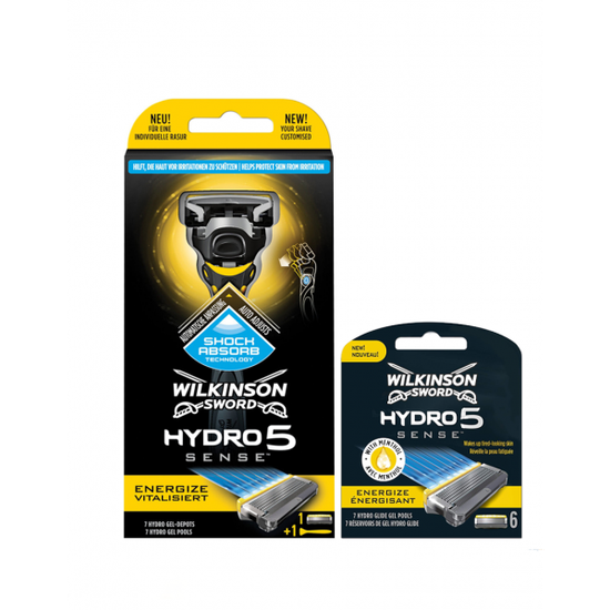 Сменные лезвия Wilkinson Sword Hydro 5 SENSE Energize, 6 шт