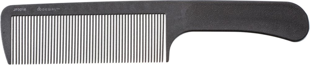 Расческа DEWAL микрофибра с силиконом для стрижки под машинку 25,8см серая