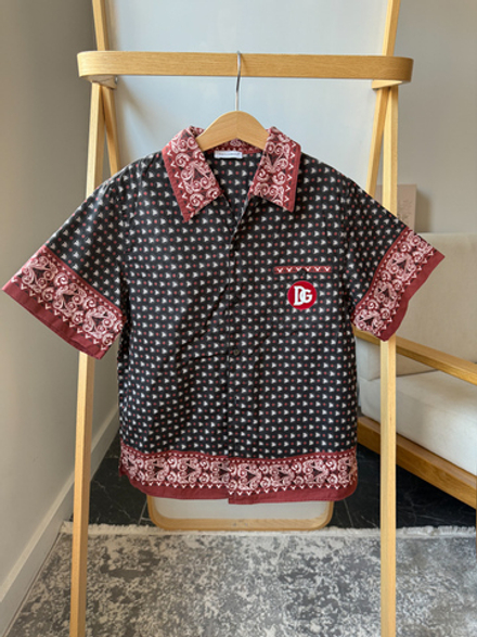 Хлопковая рубашка Dolce & Gabbana, 140