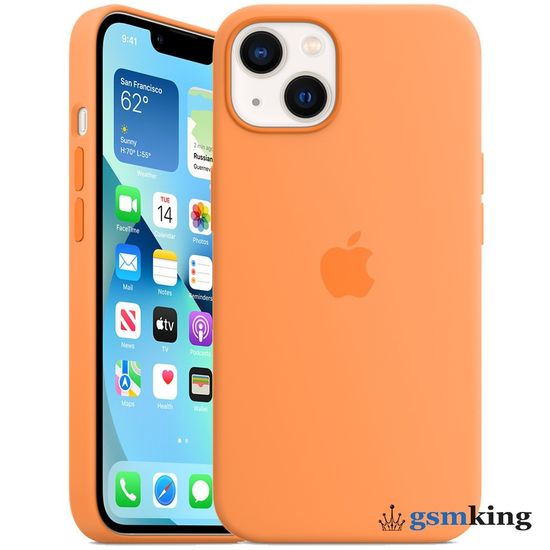 Apple Silicone Case with MagSafe iPhone 13 Marigold «Весенняя мимоза» MM243ZE/A