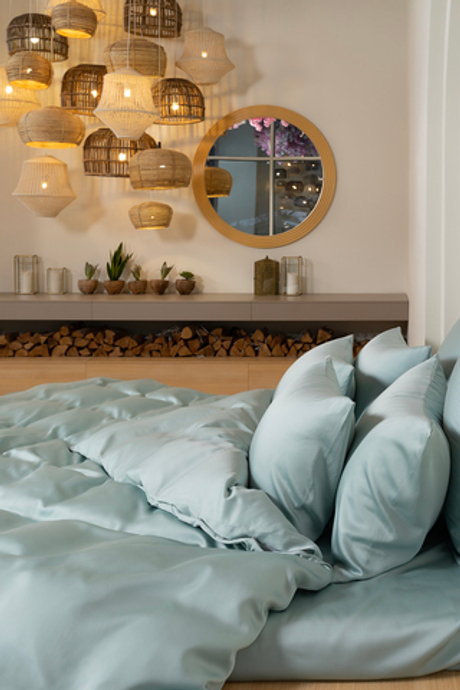 Пододеяльник 240x260 German Grass Sea Wave Brilliant бирюзовый