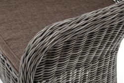 "Эспрессо-80 R" обеденная группа плетеная, цвет графит