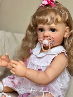 Кукла Реборн виниловая 55см в пакете (FA-055)