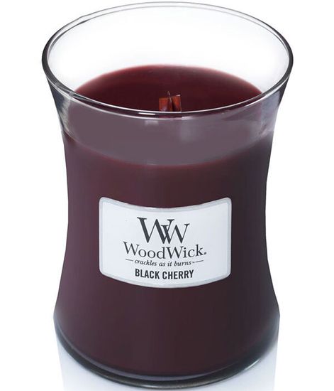 Черная черешня, ароматическая свеча, WoodWick