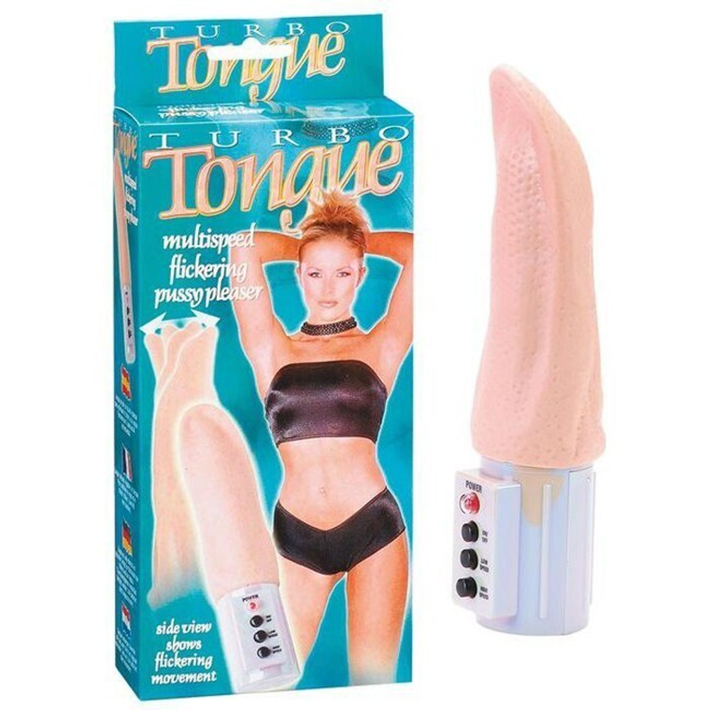 Вибратор-язык Turbo Tongue (Цвет: телесный)