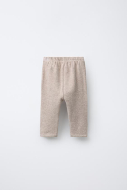 ZARA БРЮКИ ИЗ МЯГКОЙ ТКАНИ, БЕЖЕВЫЙ