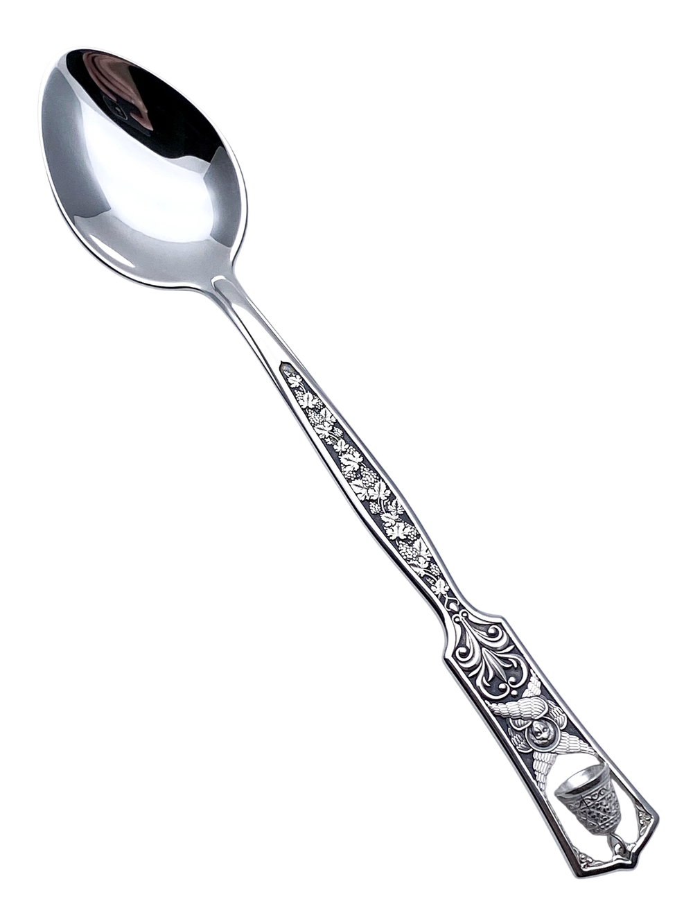 Ложка из серебра/Чернение/Серафим