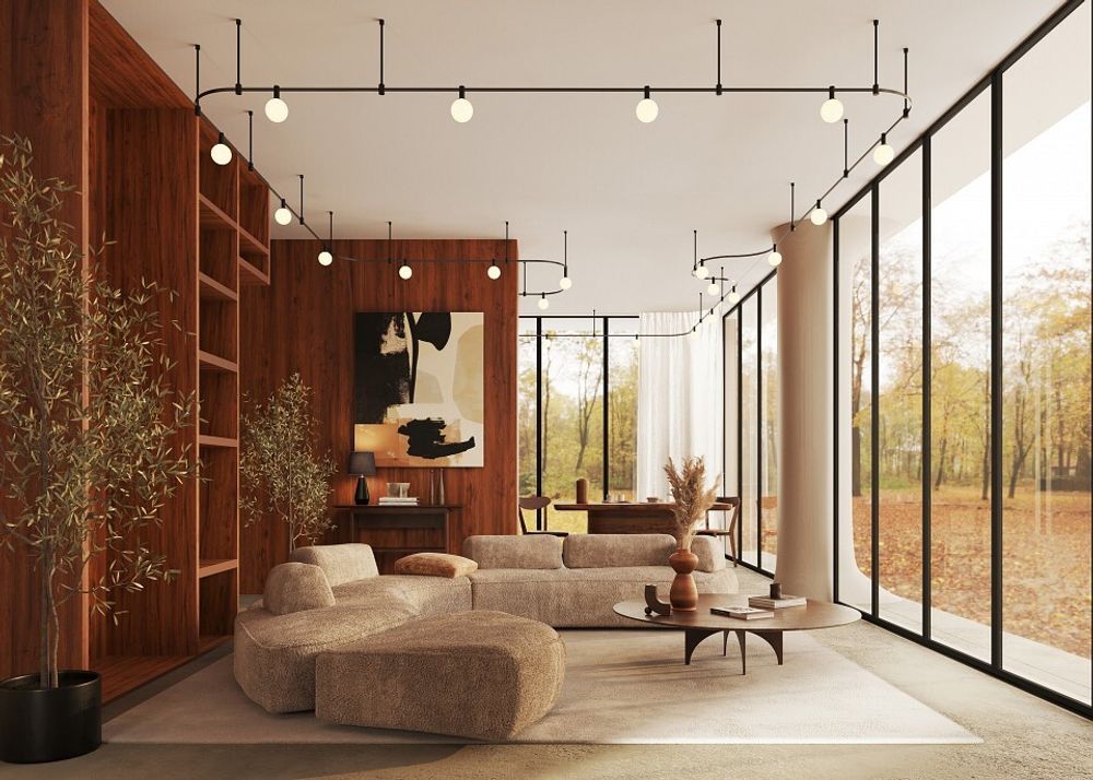 Светильник на штанге Maytoni Luna TR208-1-5W3K-B