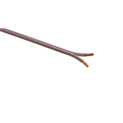 Акустический кабель ЭРА 2х0,50 мм2 прозрачный, 100м