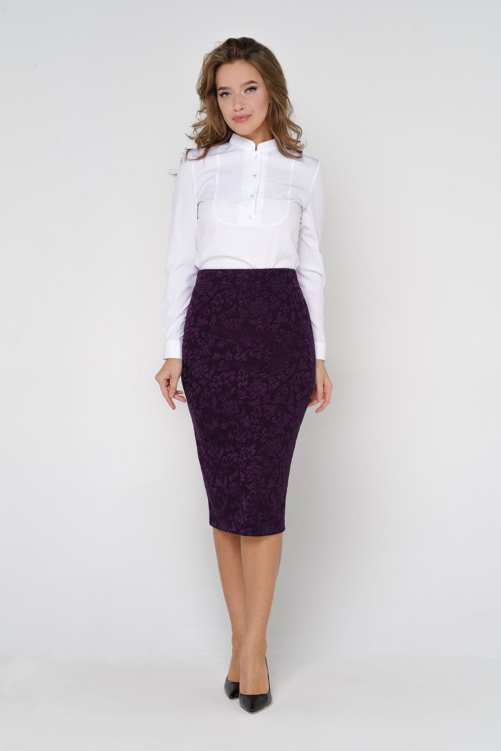 Юбка Жаккард на резинке №9 Valentina