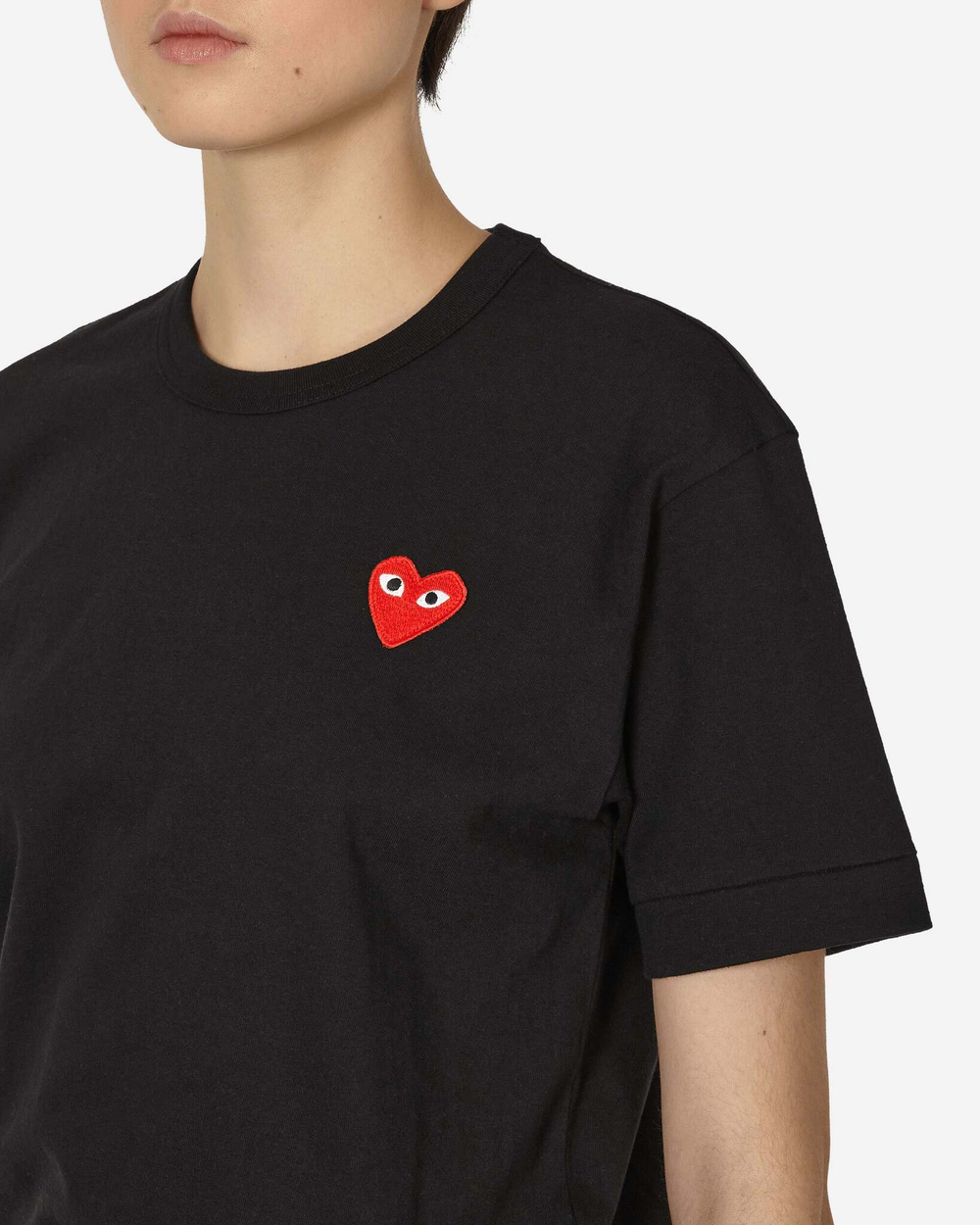 Comme Des Garçons Play Футболка Сердце Черная