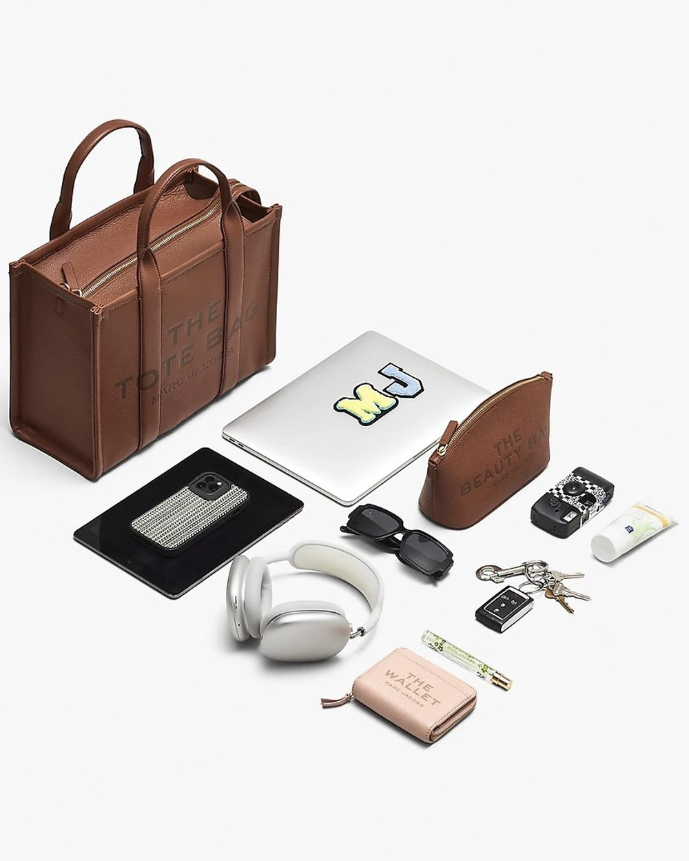 Сумка MARC JACOBS THE LEATHER MEDIUM TOTE BAG “Argan Oil”