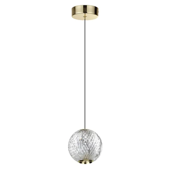 5008/5LA L-VISION ODL24 567 золотой/металл/акрил Подвес LED 5W 4000K 390лм CRYSTAL