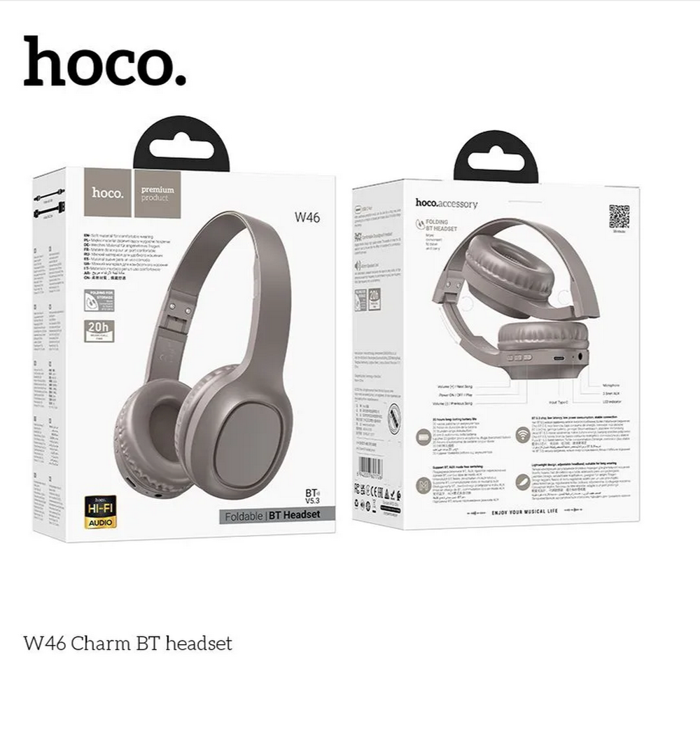 Наушники беспроводные складные Hoco. W46