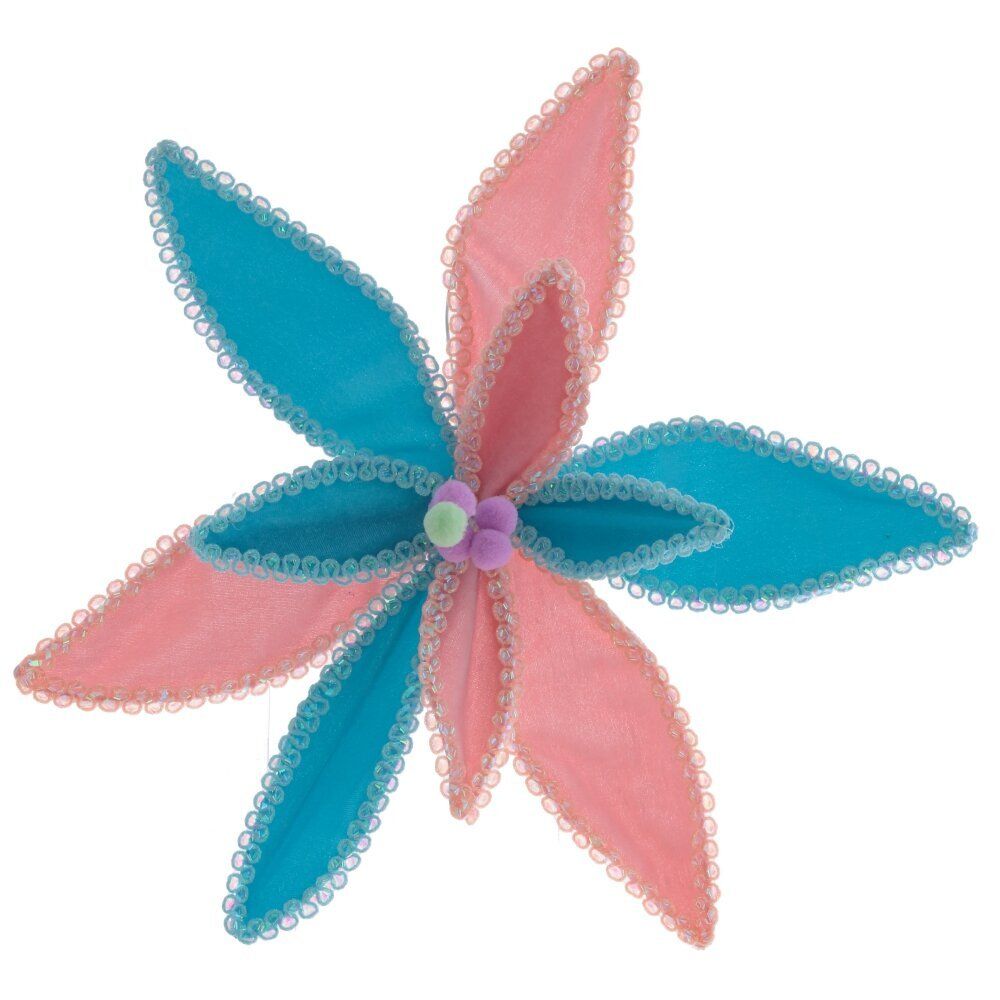 GAEM Цветок искусственный "Пуансеттия" (на клипсе), L35 W35 H17 см, 2в.