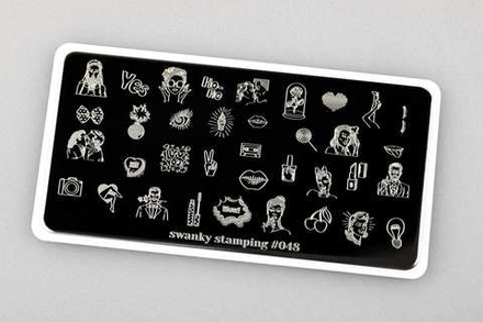 Пластина Swanky Stamping 048