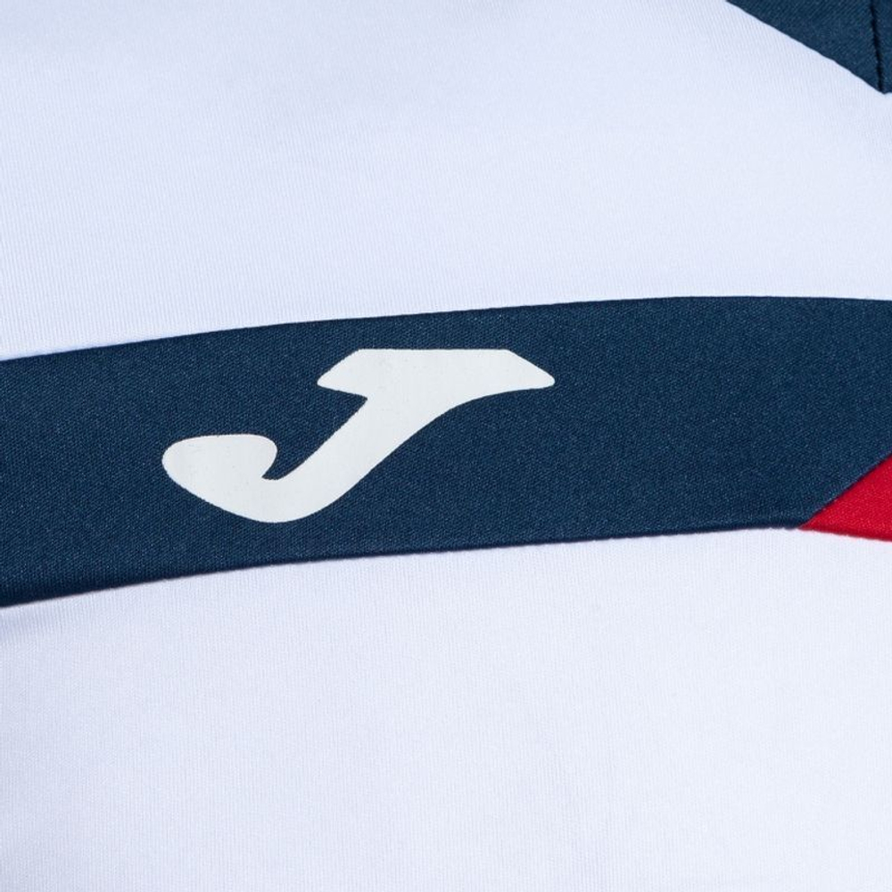 Теннисная футболка Joma Court Short Sleeve T-Shirt - white/red