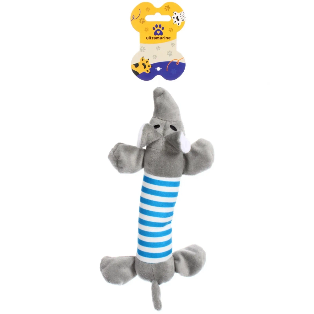 Игрушка для собак малых и средних пород «ЗООГРАД», с пищалкой, 22см (лейбл)