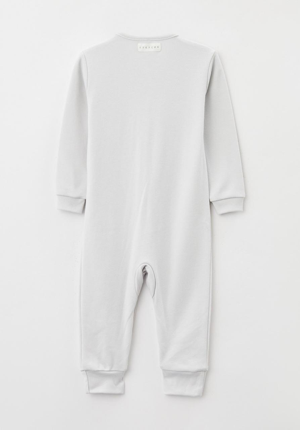 cлип из органического хлопка в светло-сером цвете