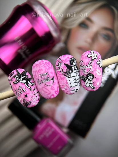 Пластина для стемпинга Enigma Stamping №032