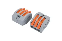 Клемма Navigator NTC-R 3*4 с рычагами серая 24861