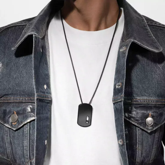 Messika Move Titanium pendant necklace large