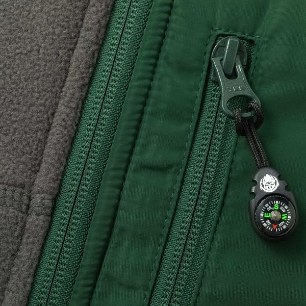 Куртка флисовая Ranger серо-зеленая - фото 9