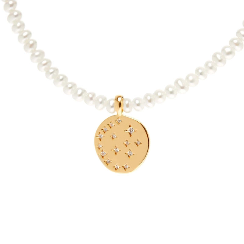 Колье Звёздное Небо – Жемчужное