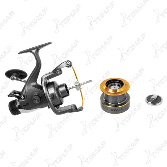 Катушка MIOKI 6000 BR 5+1 подшип + зап.шпуля Helios (HS-KF-M6000-S)