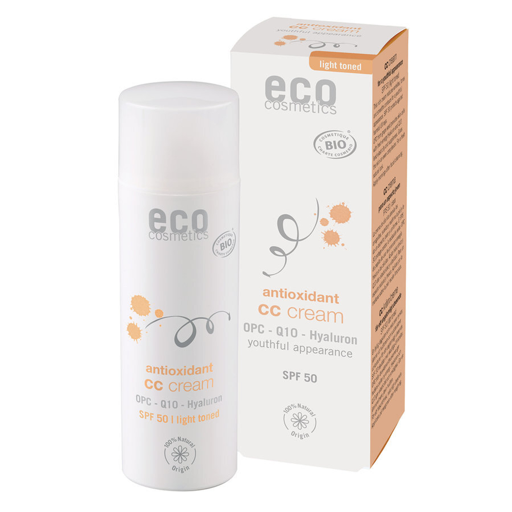 CC-крем Eco Cosmetics SPF50 с тонирующим эффектом, 50 мл