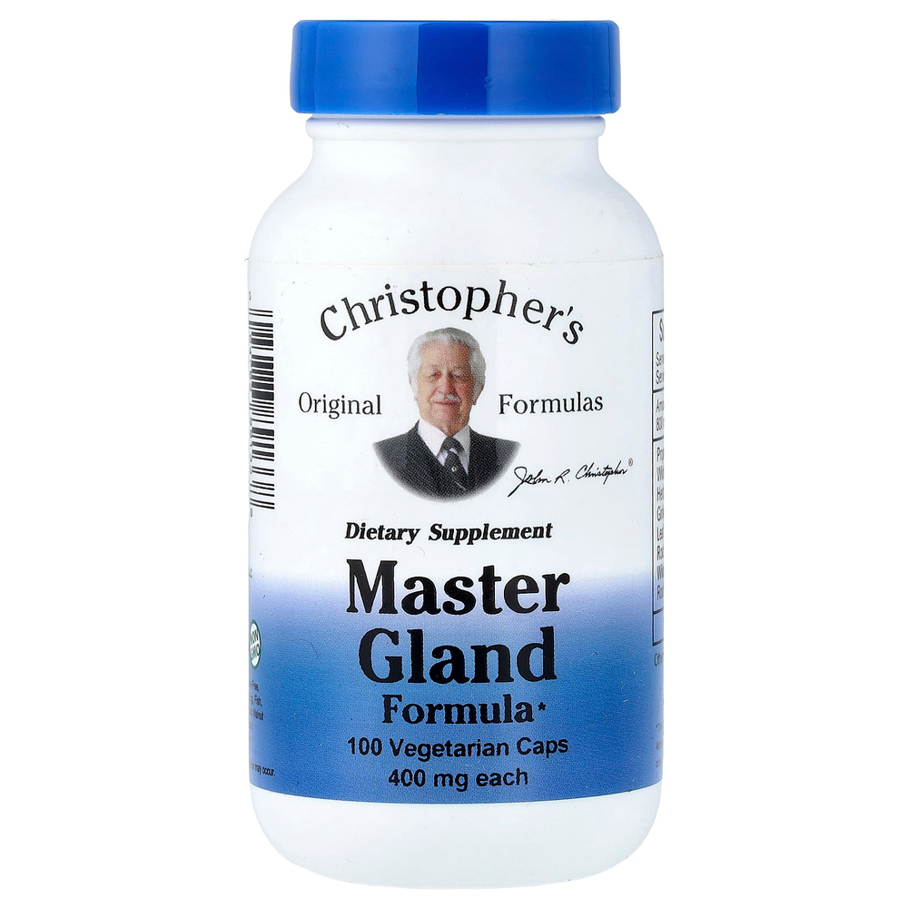 Christopher's Original Formulas, Master Gland Formula, 100 вегетарианских капсул