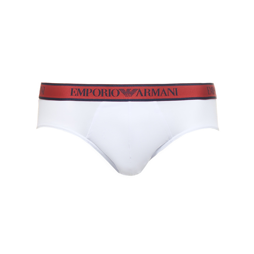 Набор мужских трусов брифов 3в1 (темно-синий, голубой, белый) Emporio Armani 111734_4F717 20711