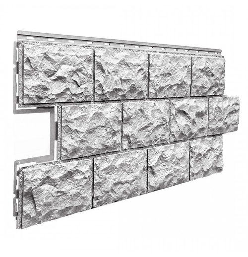 Фасадные панели (Цокольный Сайдинг) Fineber Доломит Светло-Серый