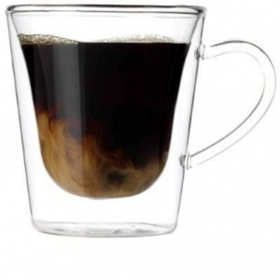 Кружка 295 мл. d=86, h=110мм с двойными стенками Termic Glass Luigi (49265)