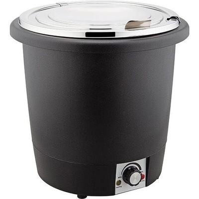 Мармит-супница электр. 50Гц;пластик,сталь нерж.;10л;D=30,H=32,L=33,4,B=32,8см;450вт;черный (Цвет: черный)