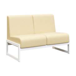 Module Диван двухместный MD.D2 Oregon 11/Металл Белый 1255*700*800