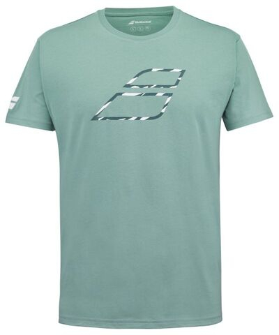 Мужская теннисная футболка Babolat Exercise Big Flag Tee Men - trellis