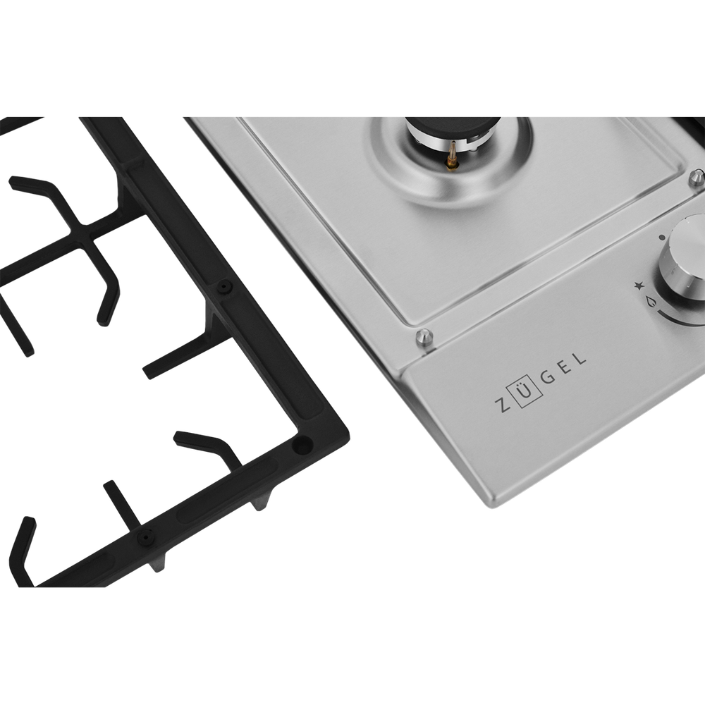 Встраиваемая газовая варочная панель ZUGEL ZGH451X