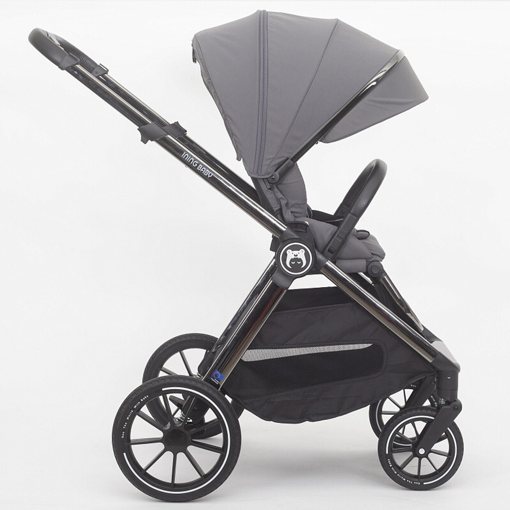 Детская коляска 2 в 1 Ining Baby KR 345 pro grey